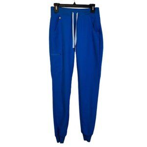 Figs Zamora Jogger Blue Scrubs Pharmacist Surgeon Nurse Doctor Size XS EUC #2935